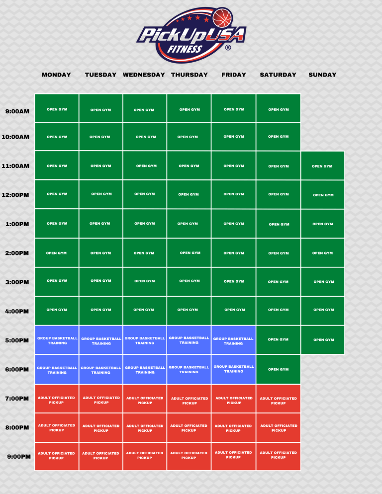 SHREVEPORT, LA – PickUp USA Basketball Focused Fitness Clubs