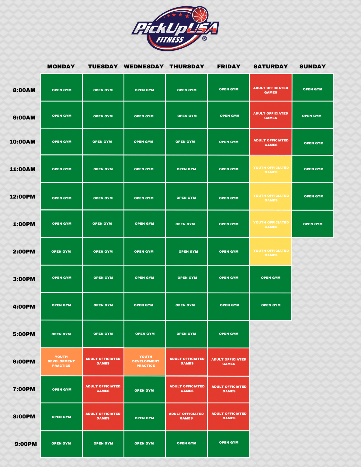 Jacksonville, FL PickUp USA Basketball Focused Fitness Clubs